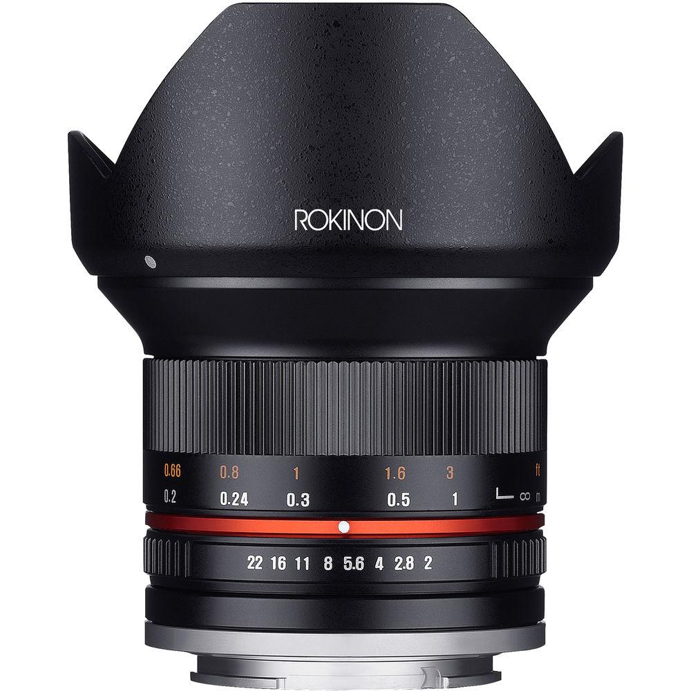 Rokinon 12mm f 2.0 NCS CS Lens for Sony E-Mount