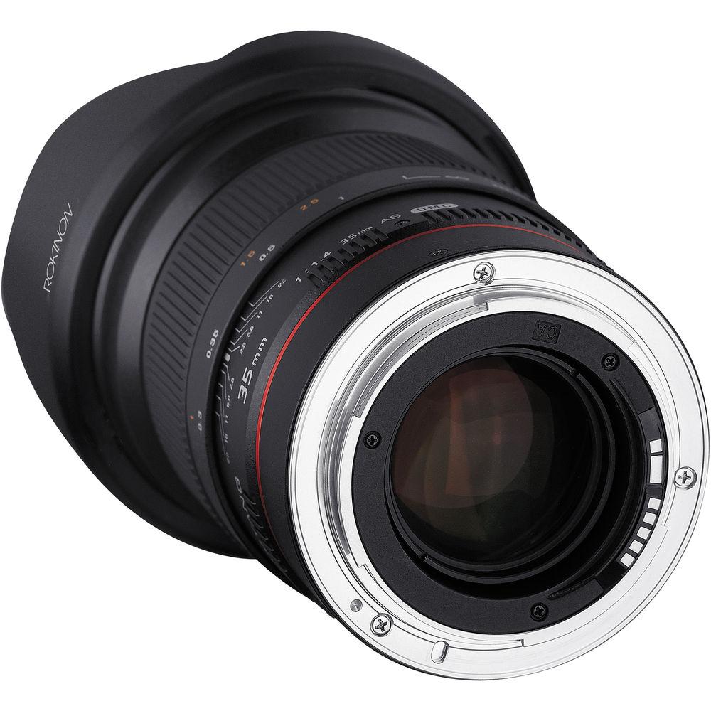 Rokinon 35mm f 1.4 AS UMC Lens for Canon EF