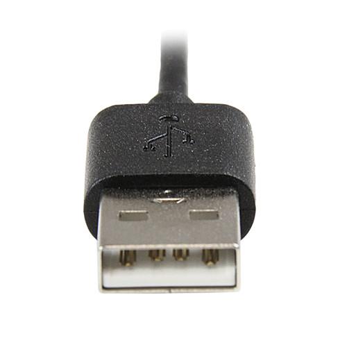 StarTech Angled Black Apple 8-pin Lightning Connector to USB Cable for iPhone iPod iPad