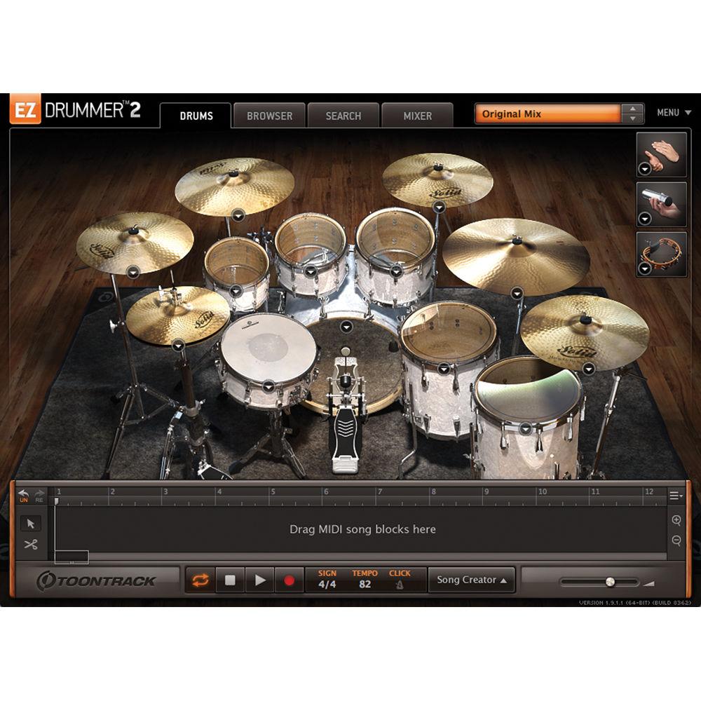 Toontrack EZdrummer 2 Virtual Drum Module Plug-In