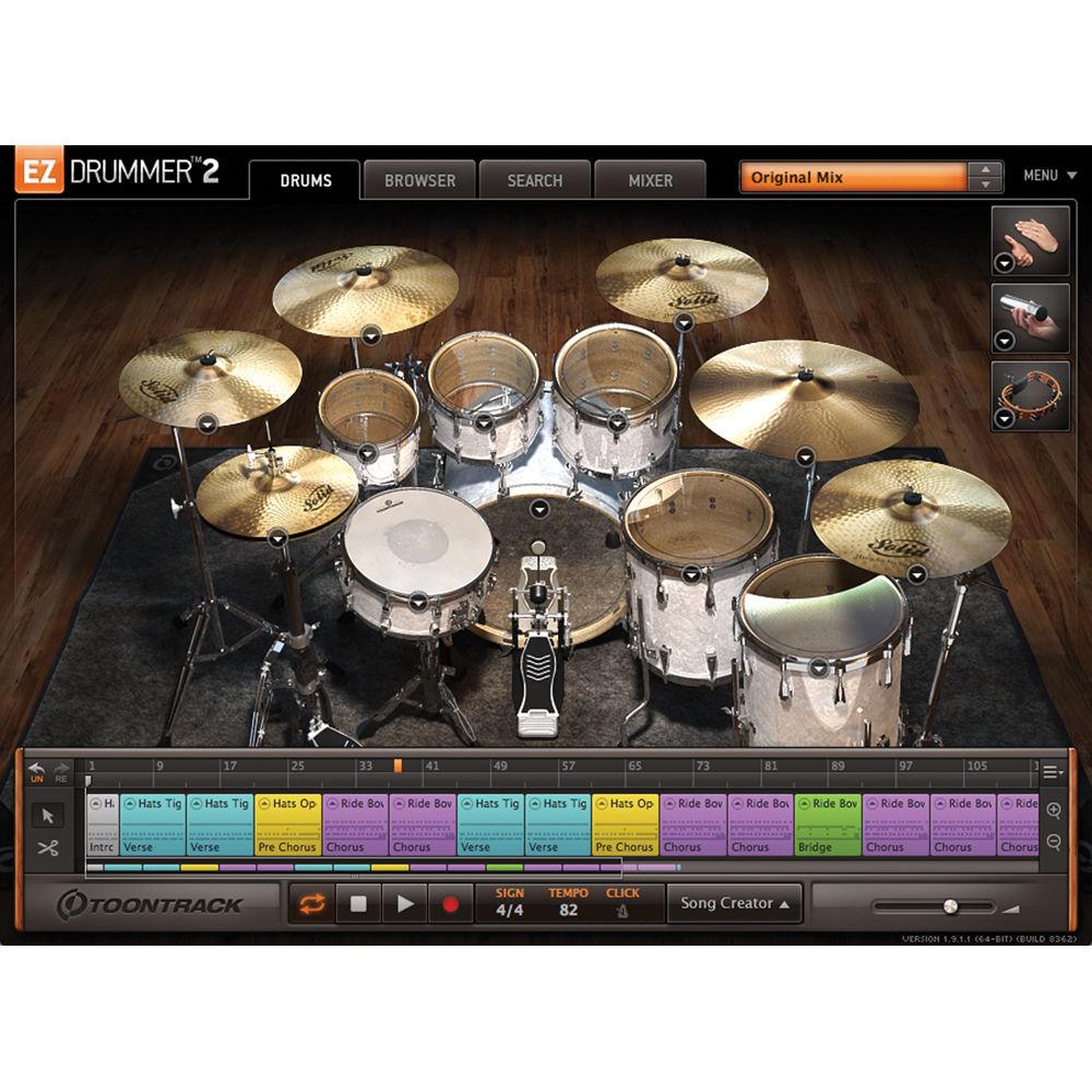 Toontrack EZdrummer 2 Virtual Drum Module Plug-In