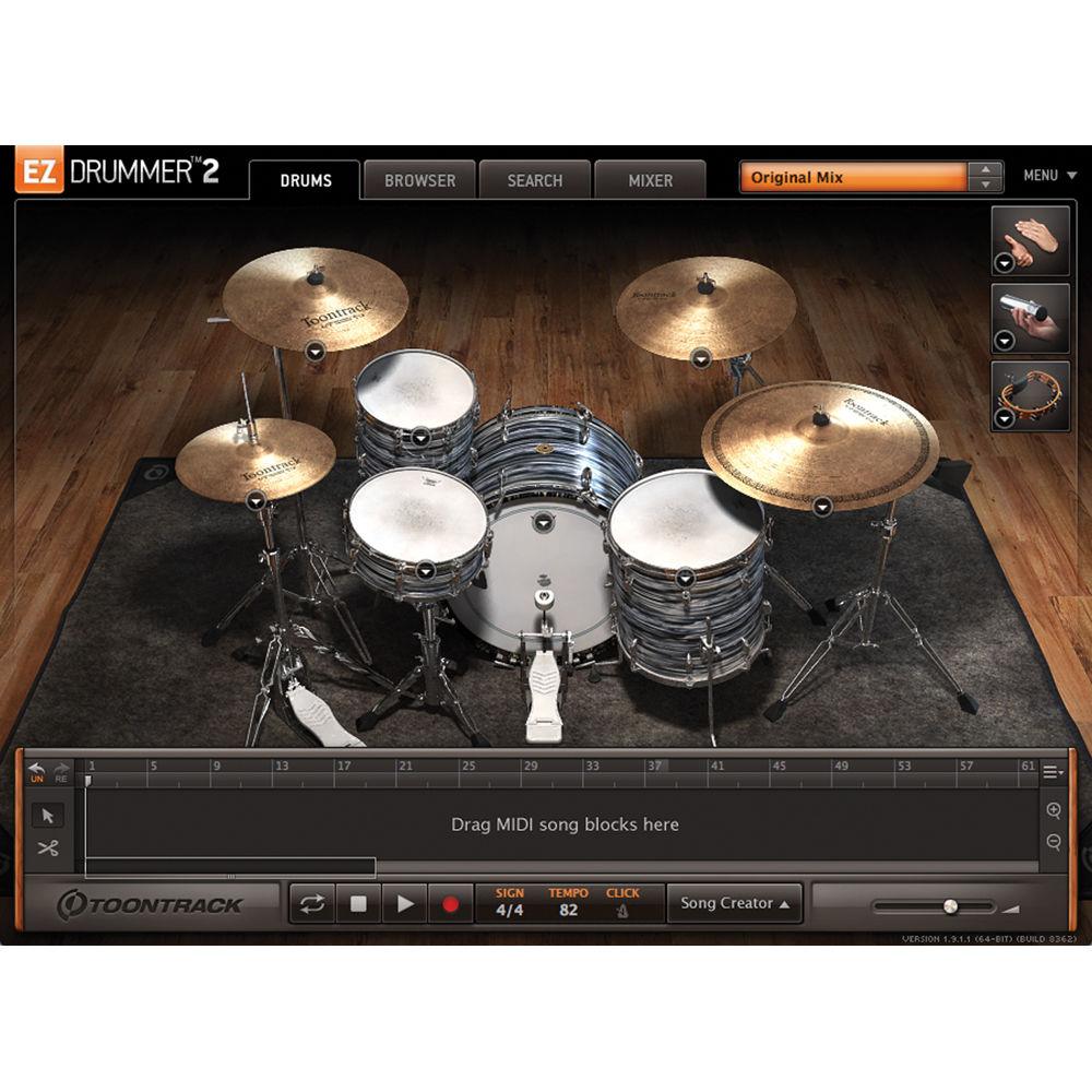 Toontrack EZdrummer 2 Virtual Drum Module Plug-In