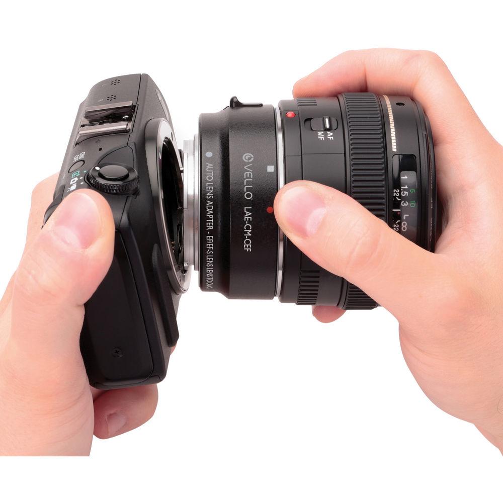 Vello Auto Lens Adapter for Canon EF EF-S Lens to Canon EOS M Camera System