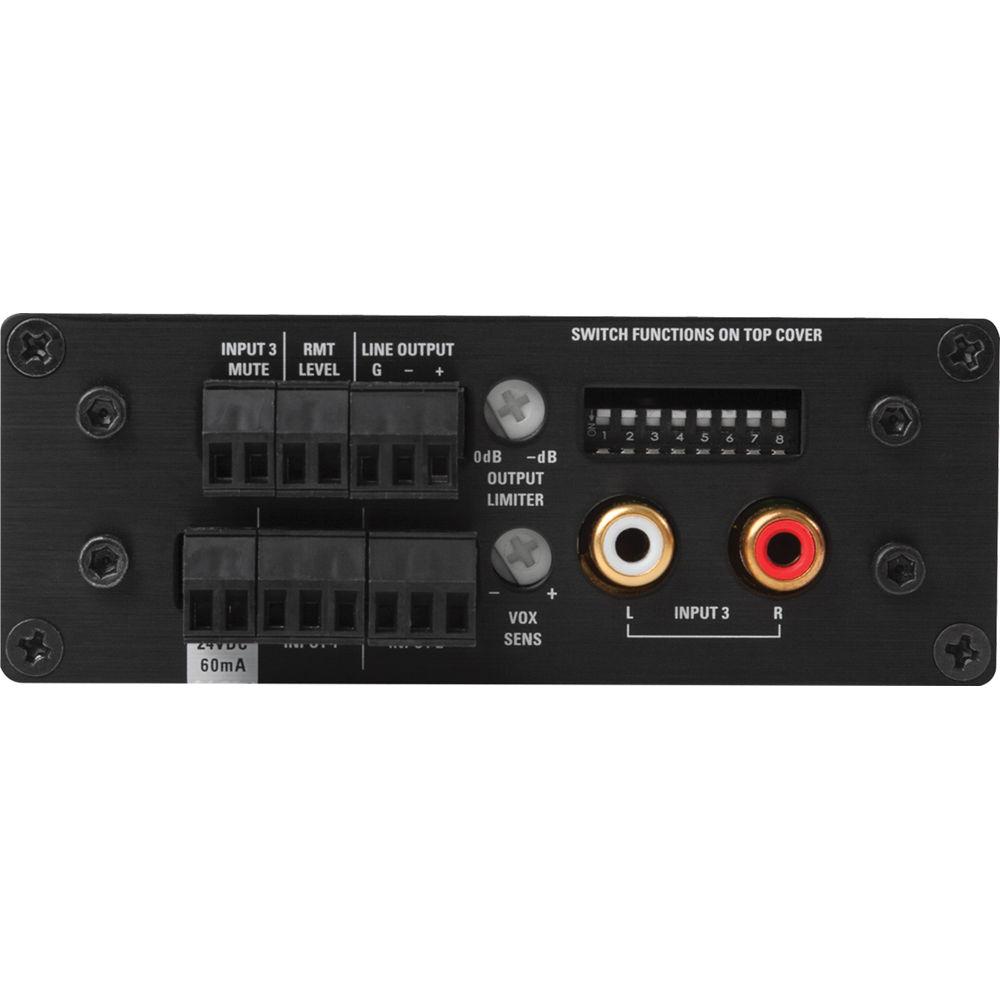 Atlas Sound TSD-MIX31RL 3x1 Mic Line Mixer