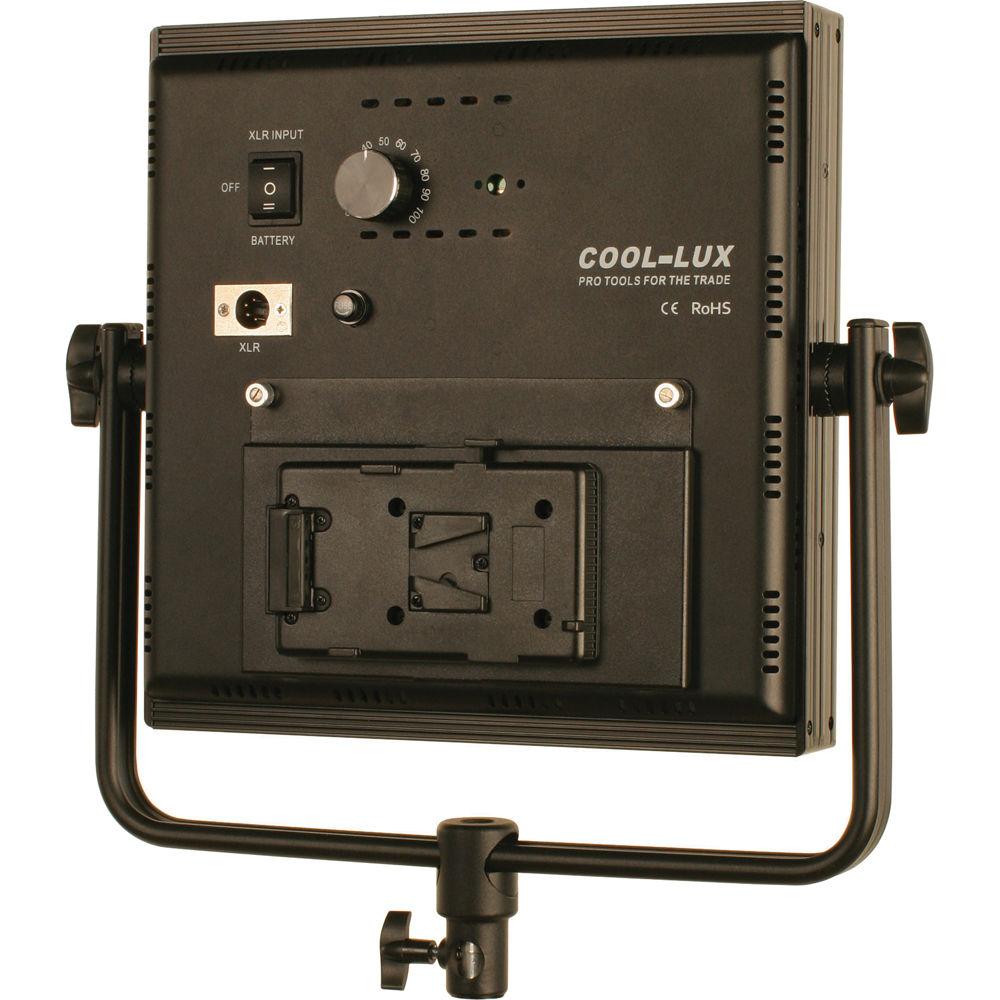 Cool-Lux CL3-3000DSV Daylight PRO Studio LED Spot 3-CL1000DSV Kit with V-Mount Battery Plates