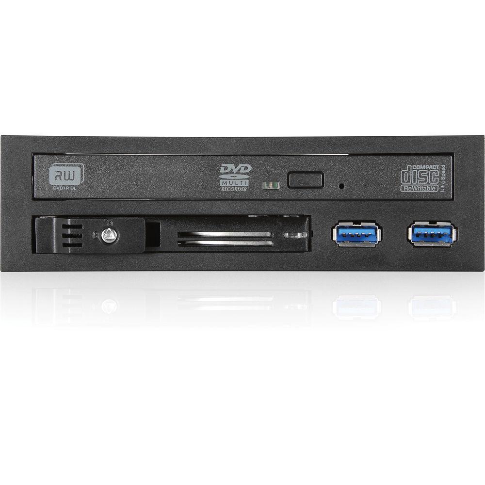 iStarUSA 5.25" to Slim ODD & 2.5" SATA 6Gb s Trayless Cage with USB 3.1 Gen 1