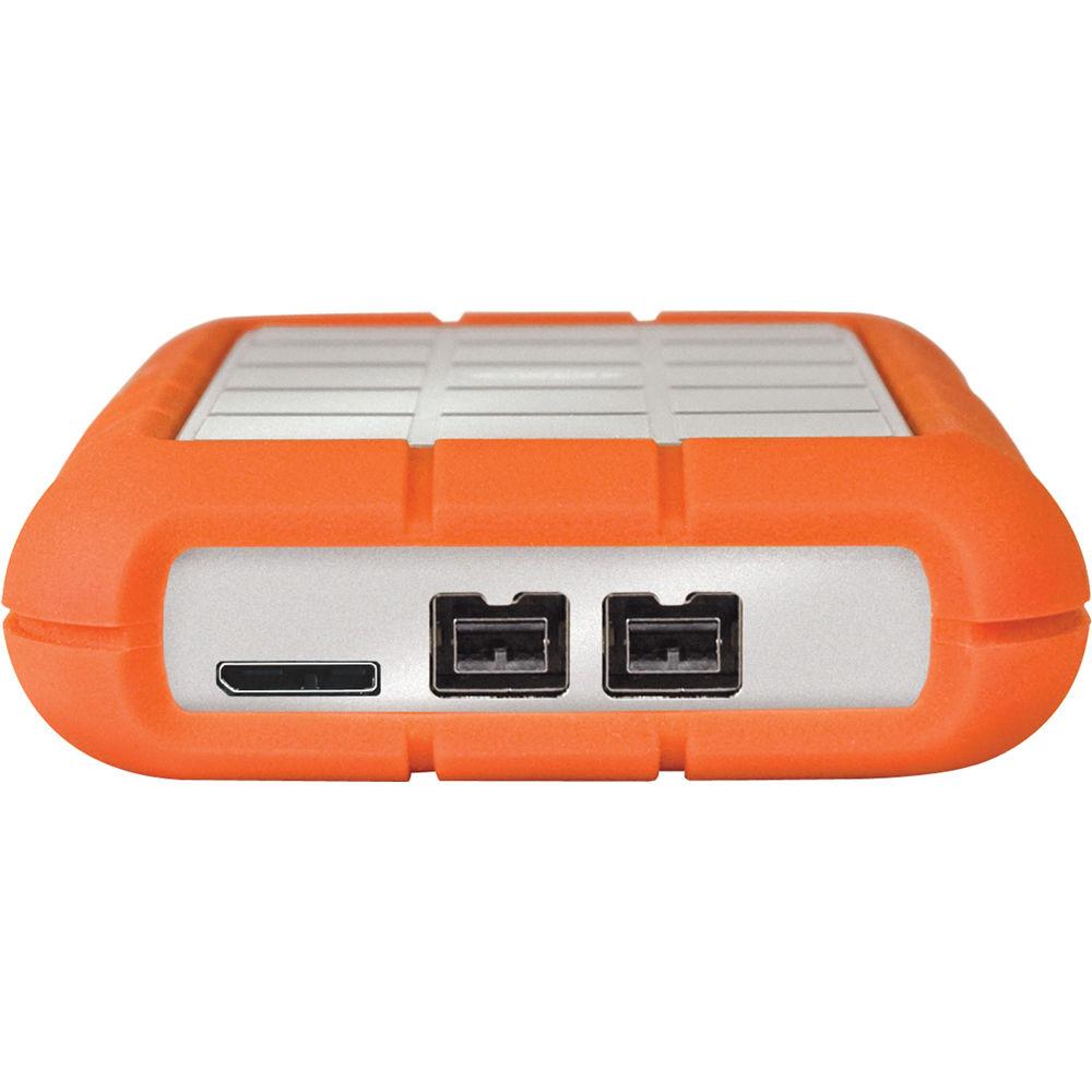 LaCie 2TB Rugged Triple Interface USB 3.1 Gen 1 Portable Hard Drive