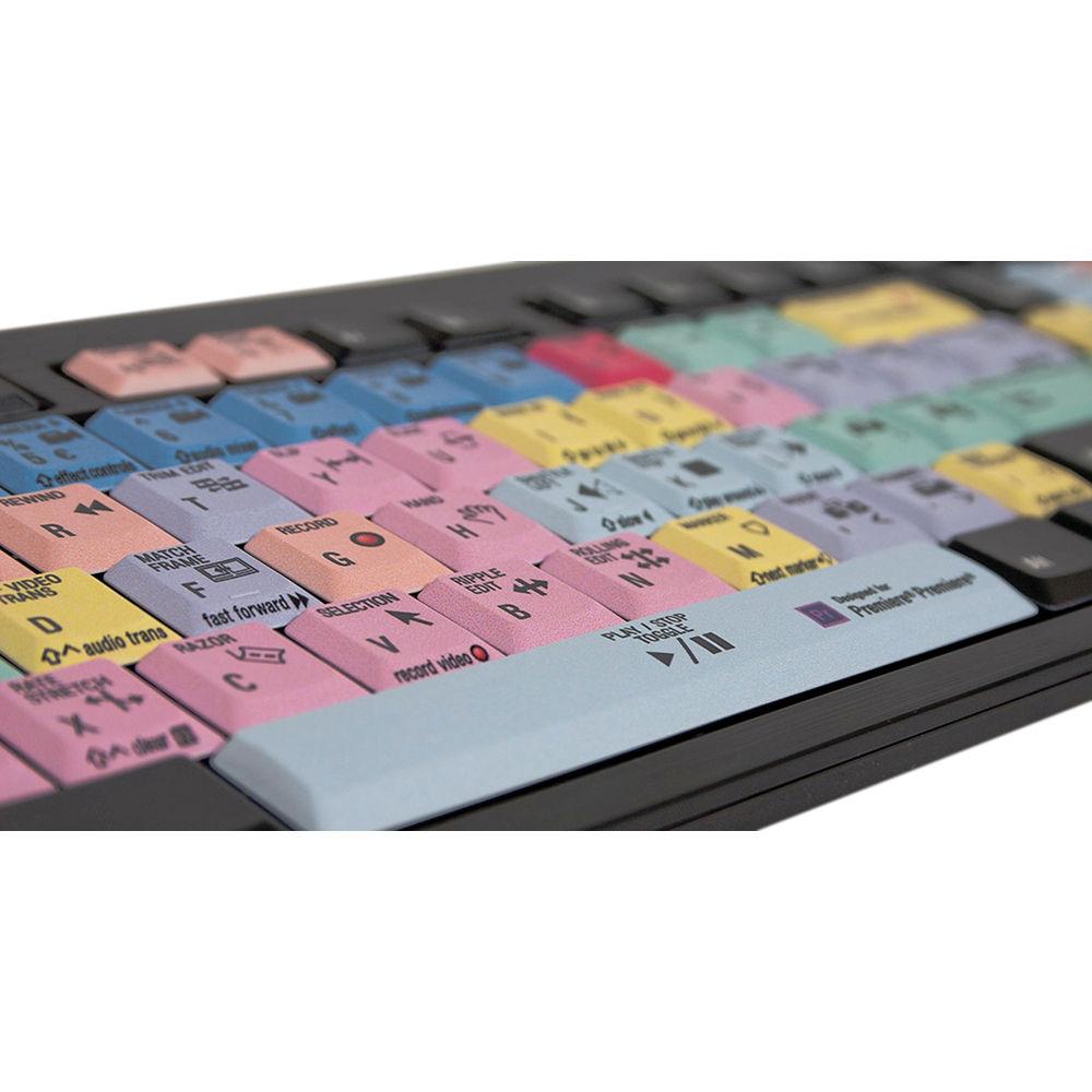 LogicKeyboard Adobe Premiere Pro CS6 NERO Slim Line Keyboard