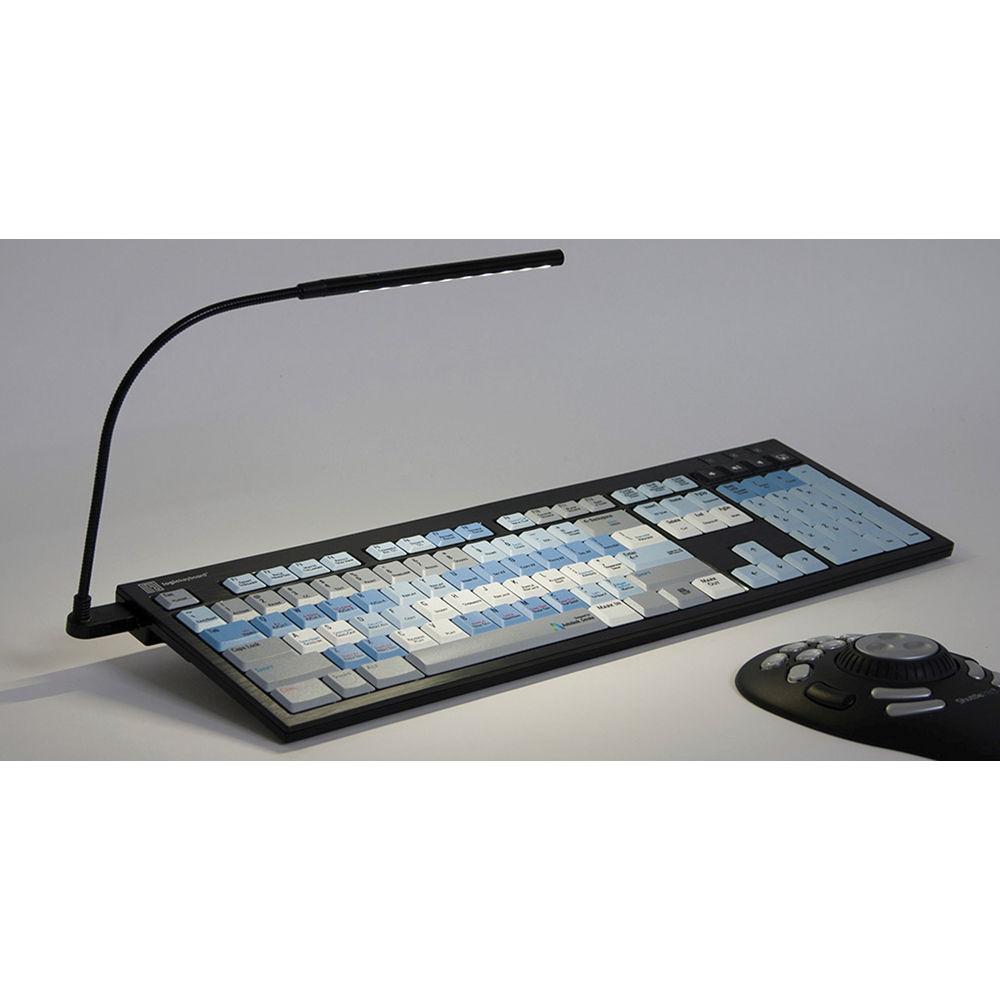 LogicKeyboard Autodesk SMOKE American English Linux PC NERO Slim Line Keyboard