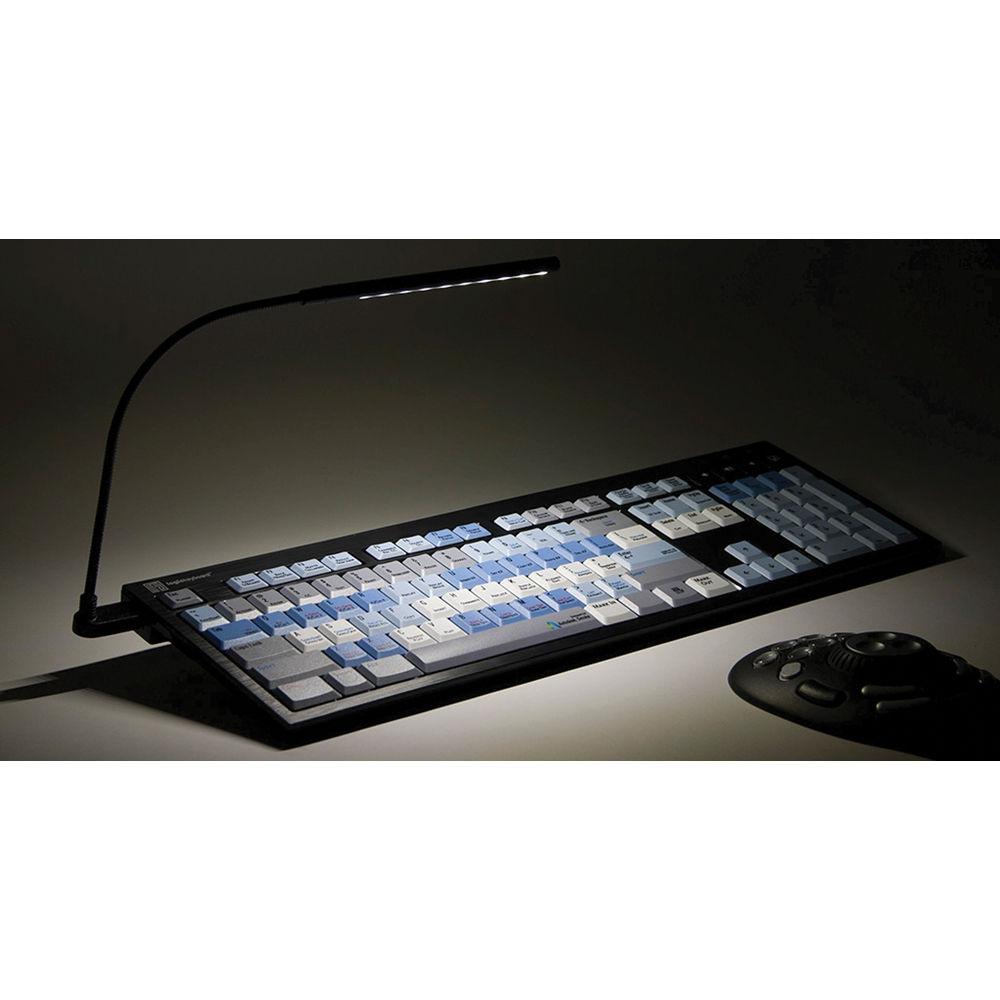 LogicKeyboard Autodesk SMOKE American English Linux PC NERO Slim Line Keyboard