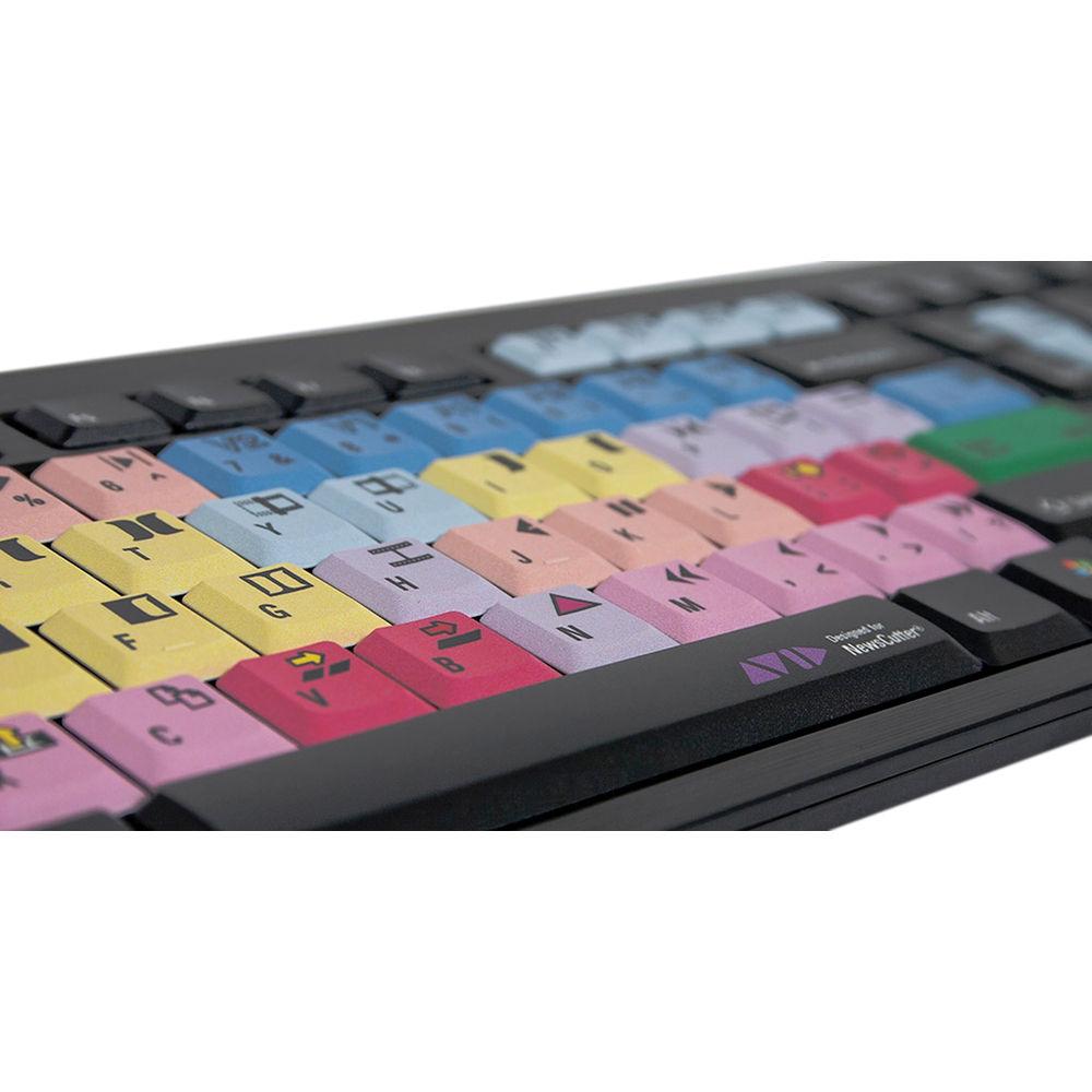 LogicKeyboard Avid NewsCutter American English Black Slim Line Keyboard