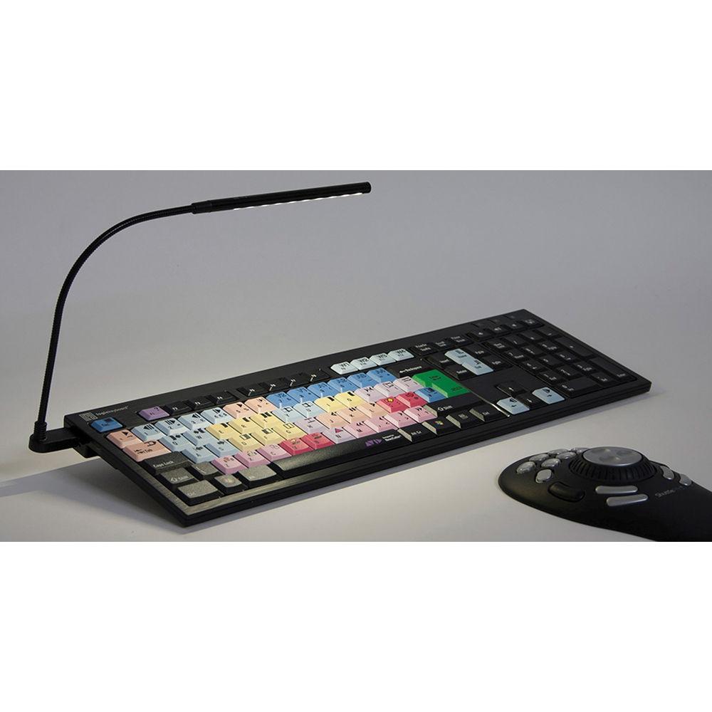 LogicKeyboard Avid NewsCutter American English Black Slim Line Keyboard