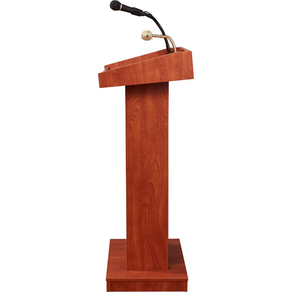 Oklahoma Sound Orator Lectern with Sound System and Wireless Lavalier Microphone