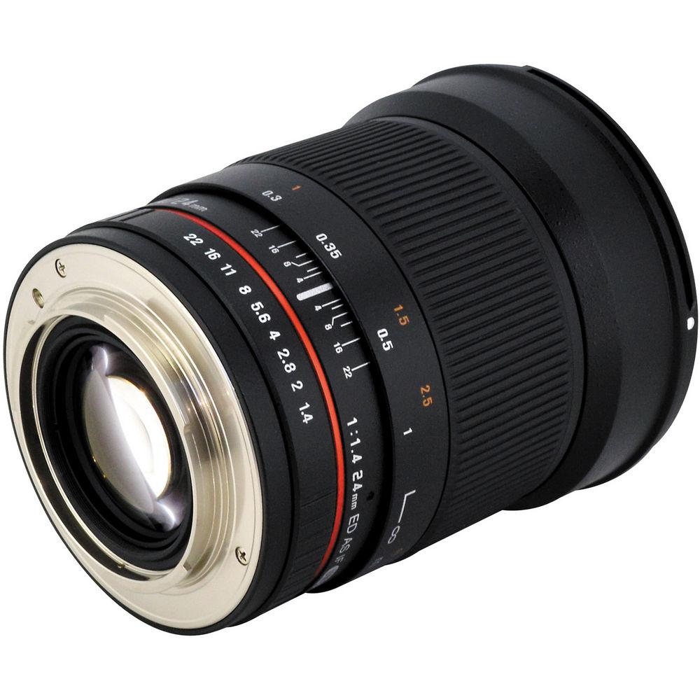 Rokinon 24mm f 1.4 ED AS IF UMC Lens for Micro Four Thirds Mount