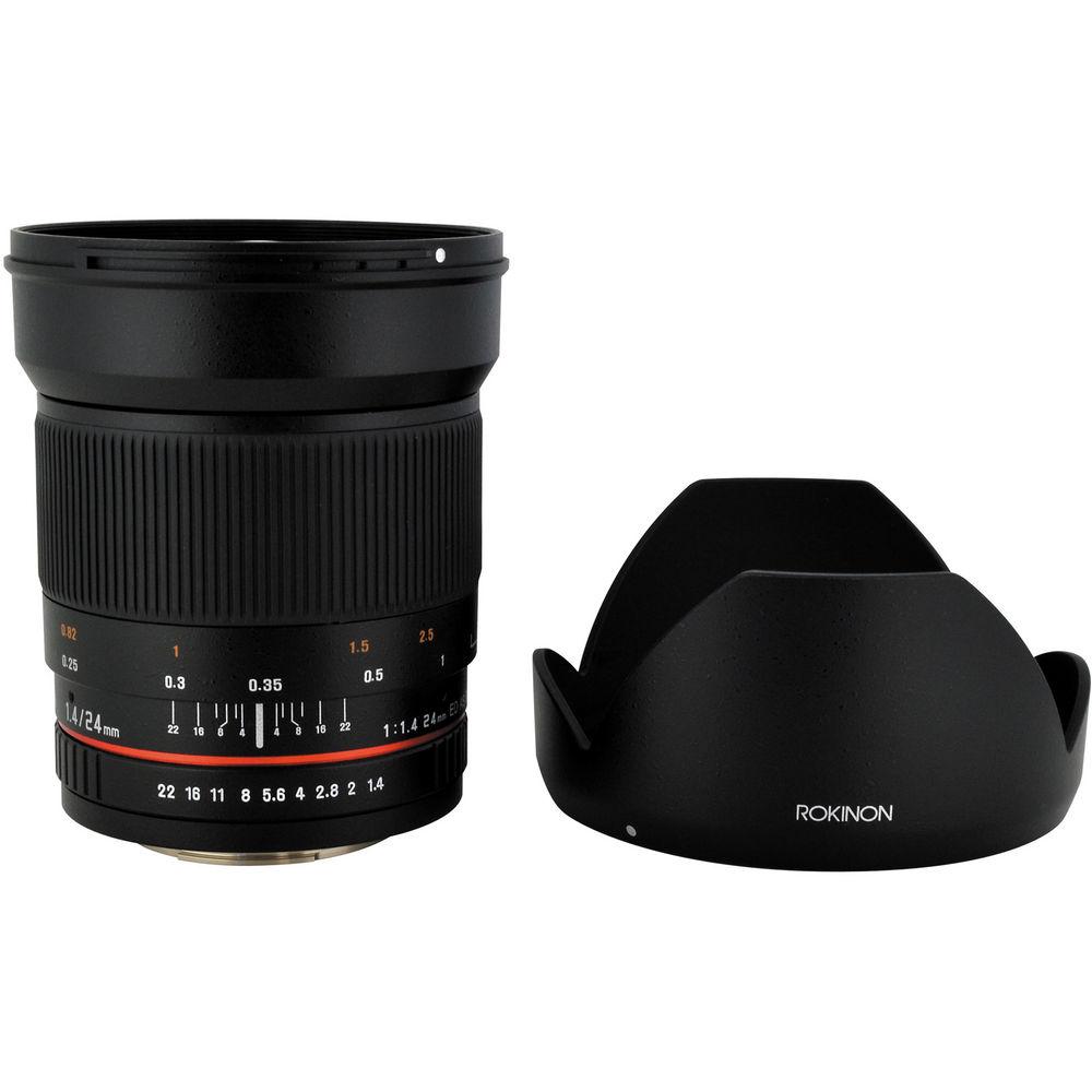 Rokinon 24mm f 1.4 ED AS IF UMC Lens for Micro Four Thirds Mount