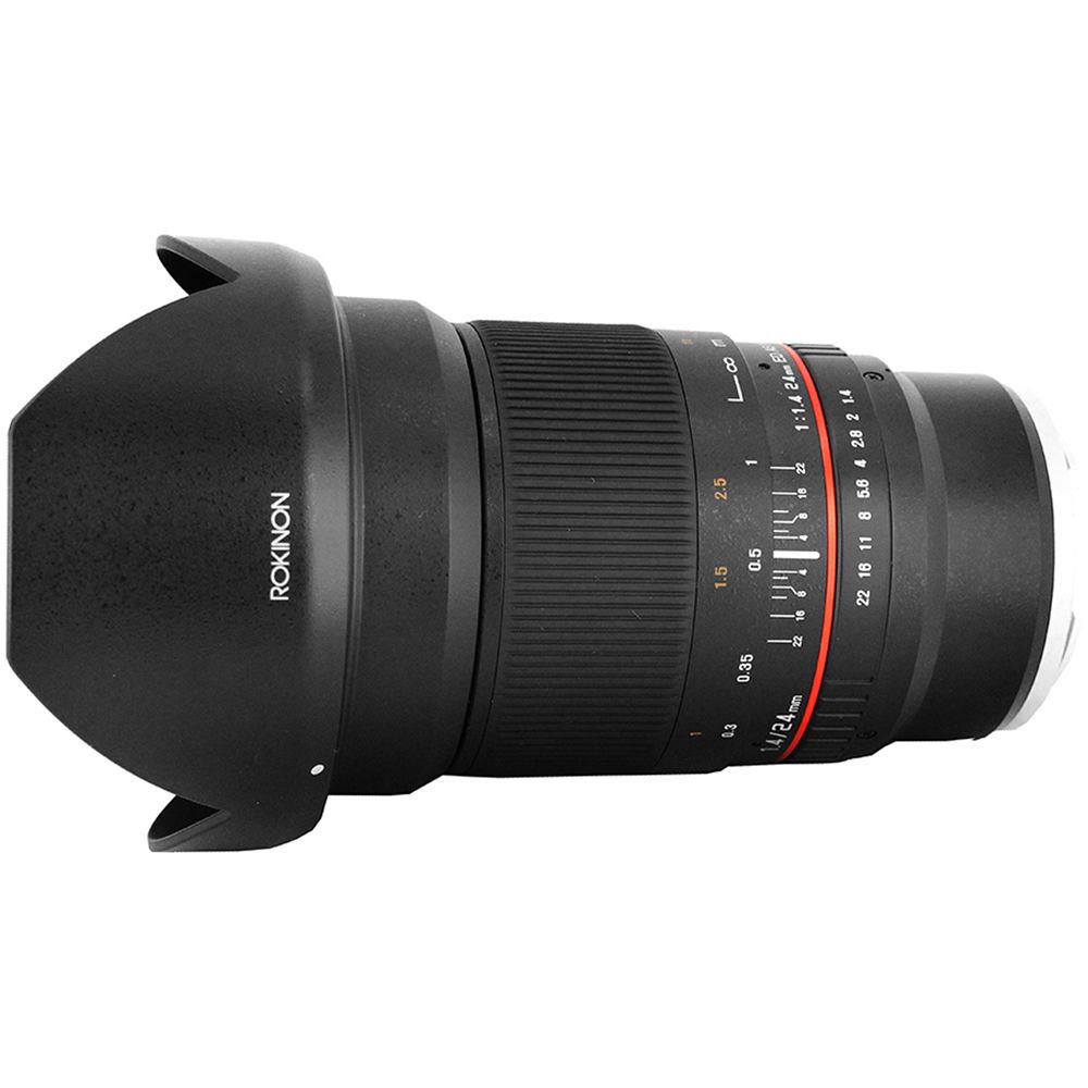 Rokinon 24mm f 1.4 ED AS IF UMC Lens for Sony E Mount