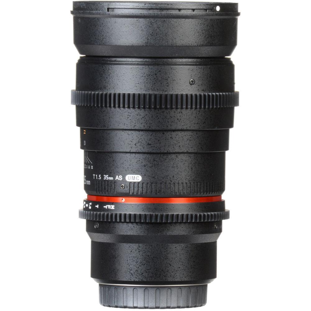 Rokinon 35mm T1.5 Cine AS UMC Lens for Micro Four Thirds Mount