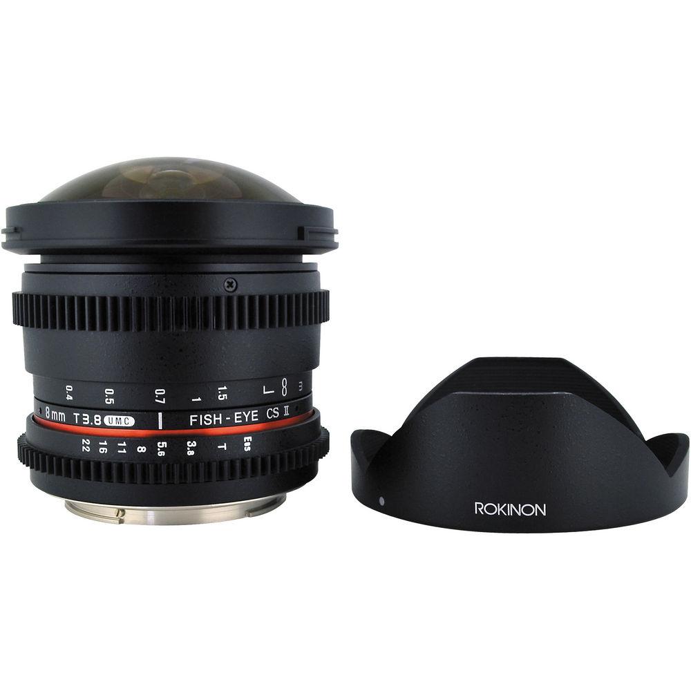 Rokinon 8mm T3.8 Cine UMC Fisheye CS II Lens for Micro Four Thirds Mount