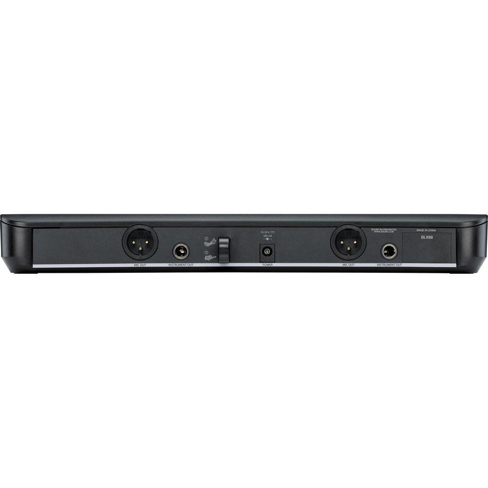 Shure BLX1288 P31 Dual-Channel Headset & Handheld Combo Wireless Mic System