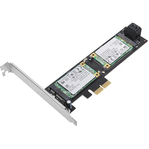 SIIG SATA III 6 Gb s 2i 2 mSATA SSD Hybrid PCIe 2.0 Host Controller