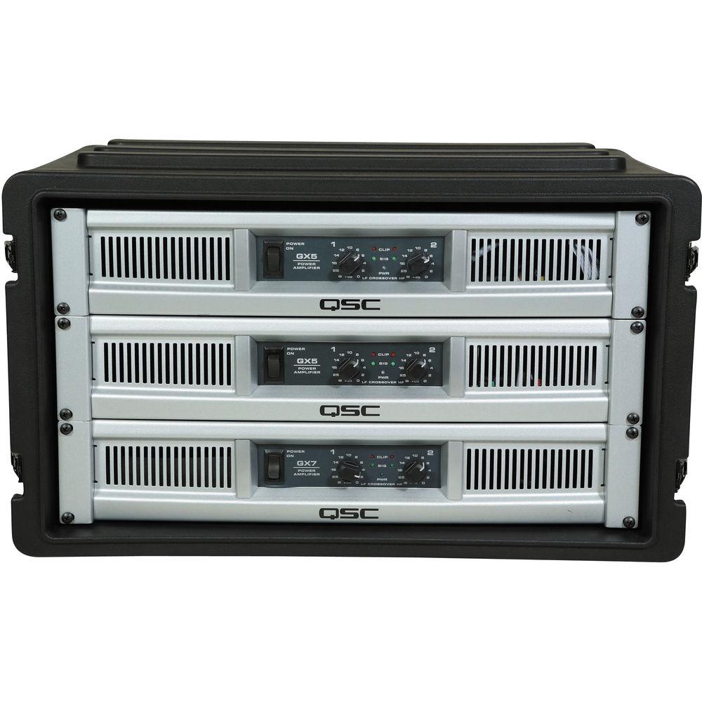 SKB 6U Roto Shallow Rack Case with Steel Rails