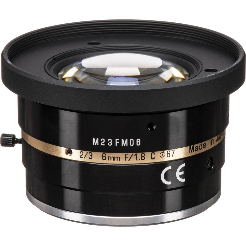 Tamron C-Mount 6mm f 1.8-22 2 3" Machine Vision Fixed-Focal Lens