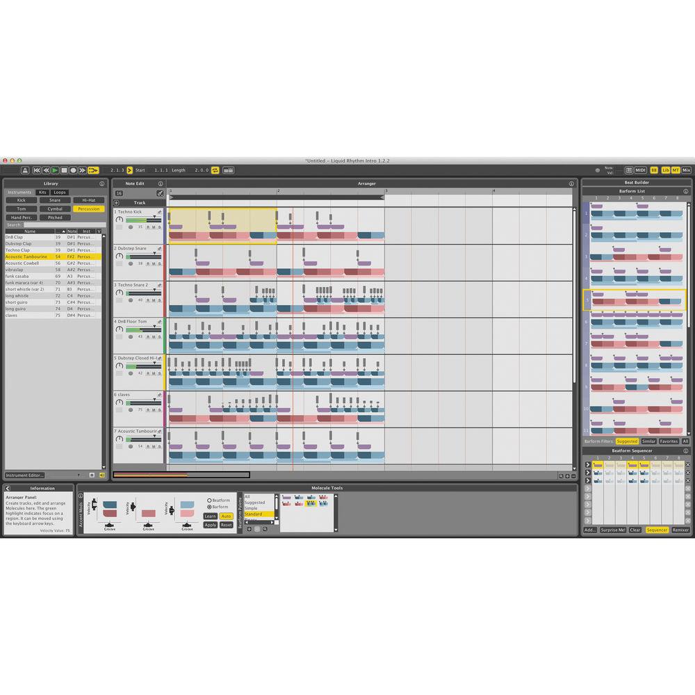 WaveDNA Liquid Rhythm Intro - Beat Making Software
