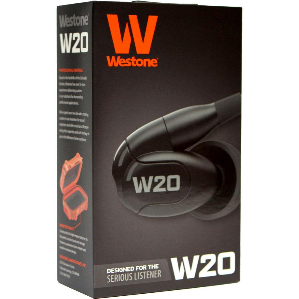 Westone W20 Dual-Driver True-Fit Earphones with MMCX Audio and MFi Cables