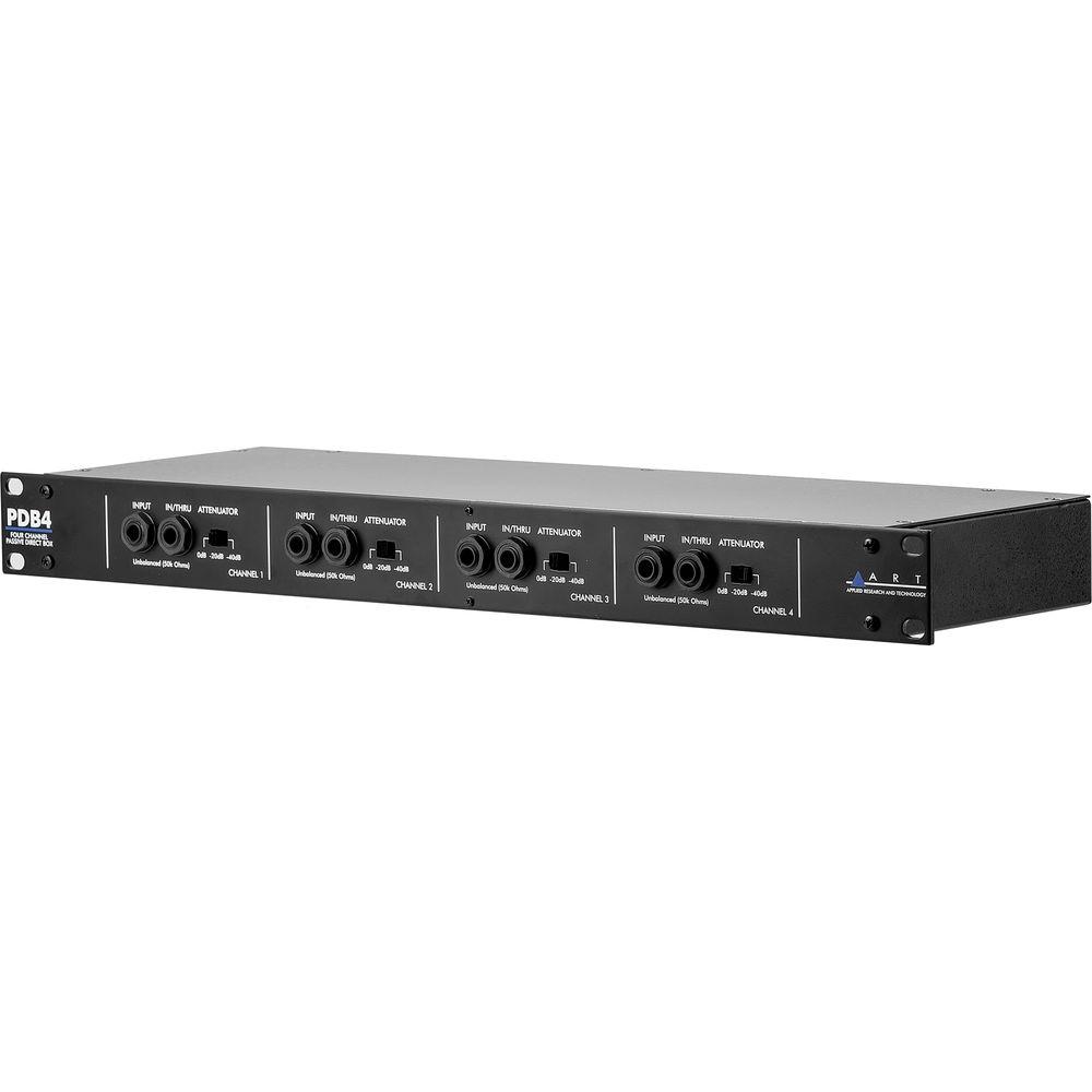 ART PDB4- Rackmountable 4-Channel Passive Direct Box