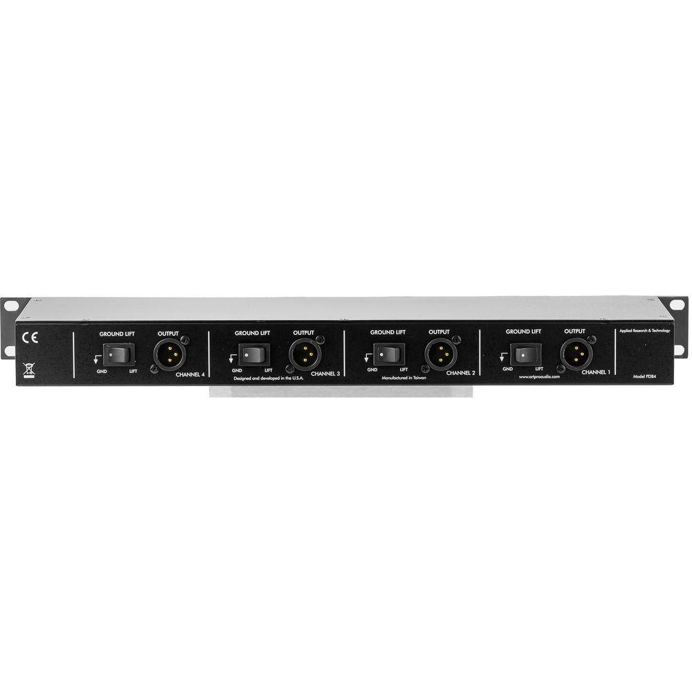 ART PDB4- Rackmountable 4-Channel Passive Direct Box
