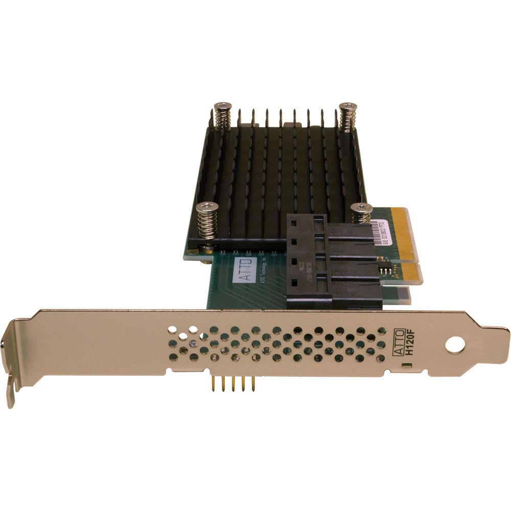 ATTO Technology ExpressSAS H120F 16-Port Internal 12 Gb s SAS to PCIe 3.0 HBA