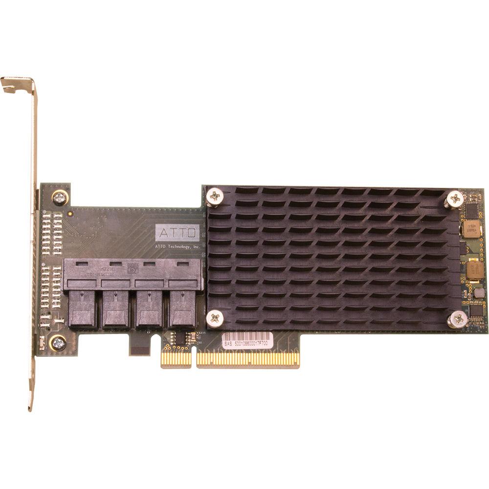 ATTO Technology ExpressSAS H120F 16-Port Internal 12 Gb s SAS to PCIe 3.0 HBA
