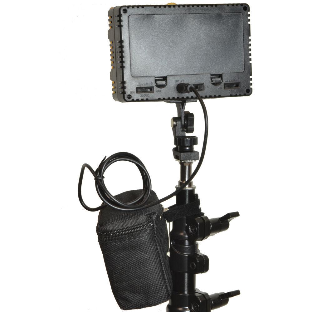 Bescor Field Pro FP-180 Bi-Color Dimmable On-Camera Light Kit with Battery and Charger