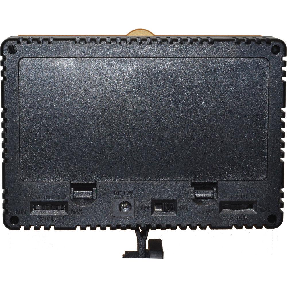 Bescor Field Pro FP-180 Bi-Color Dimmable On-Camera Light Kit with Battery and Charger