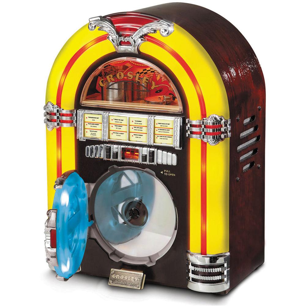 Crosley Radio CR1101A-CH Jukebox CD with AM FM Radio