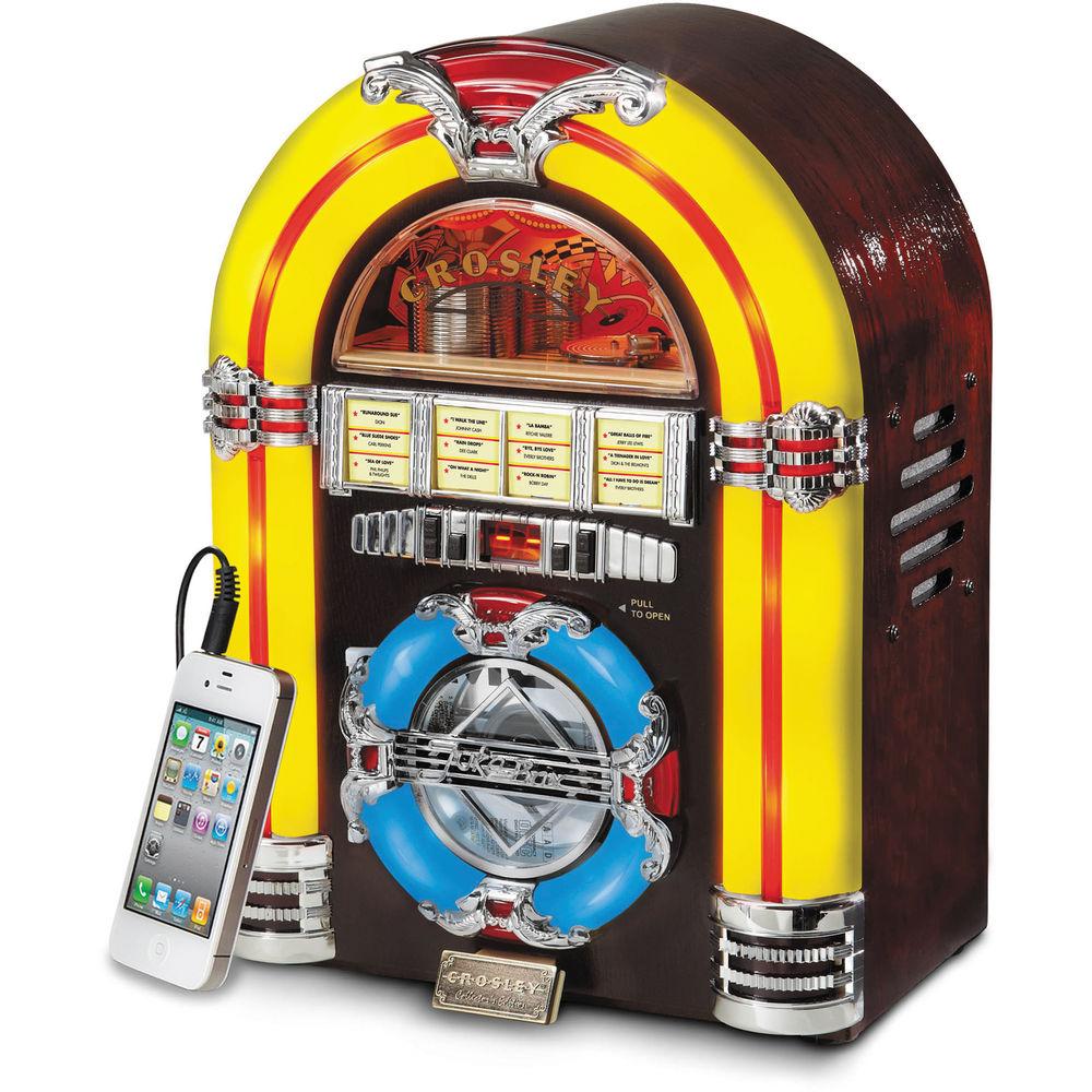 Crosley Radio CR1101A-CH Jukebox CD with AM FM Radio, Crosley, Radio, CR1101A-CH, Jukebox, CD, with, AM, FM, Radio