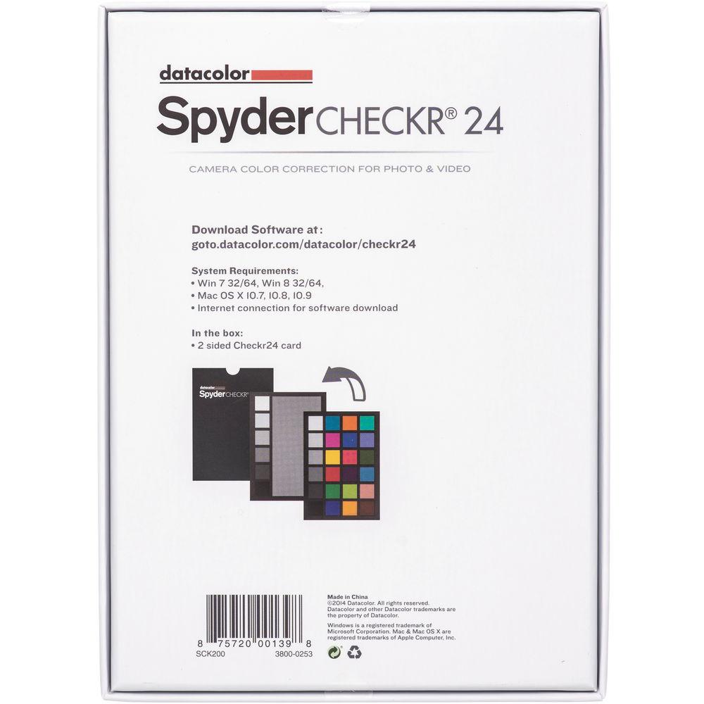 Datacolor SpyderCHECKR 24 Color Chart