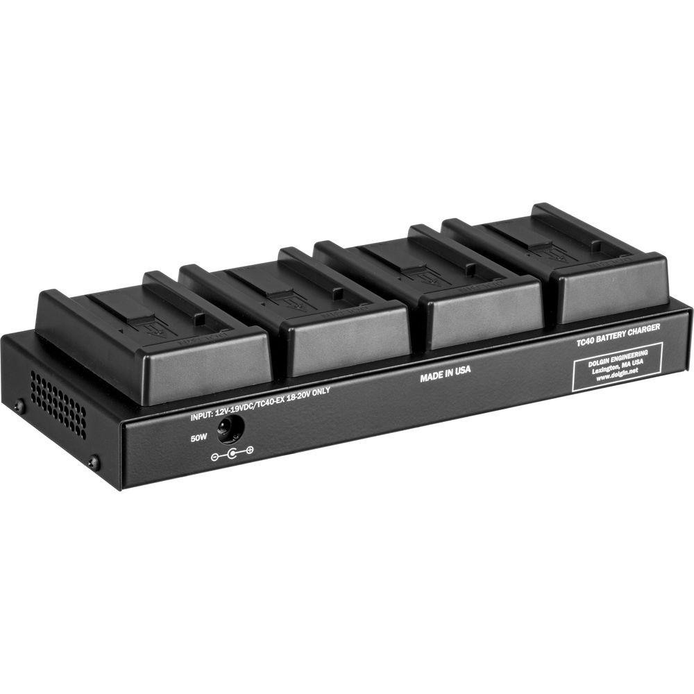 Dolgin Engineering TC40 Four Position Battery Charger for Sony NP-FW50 Batteries