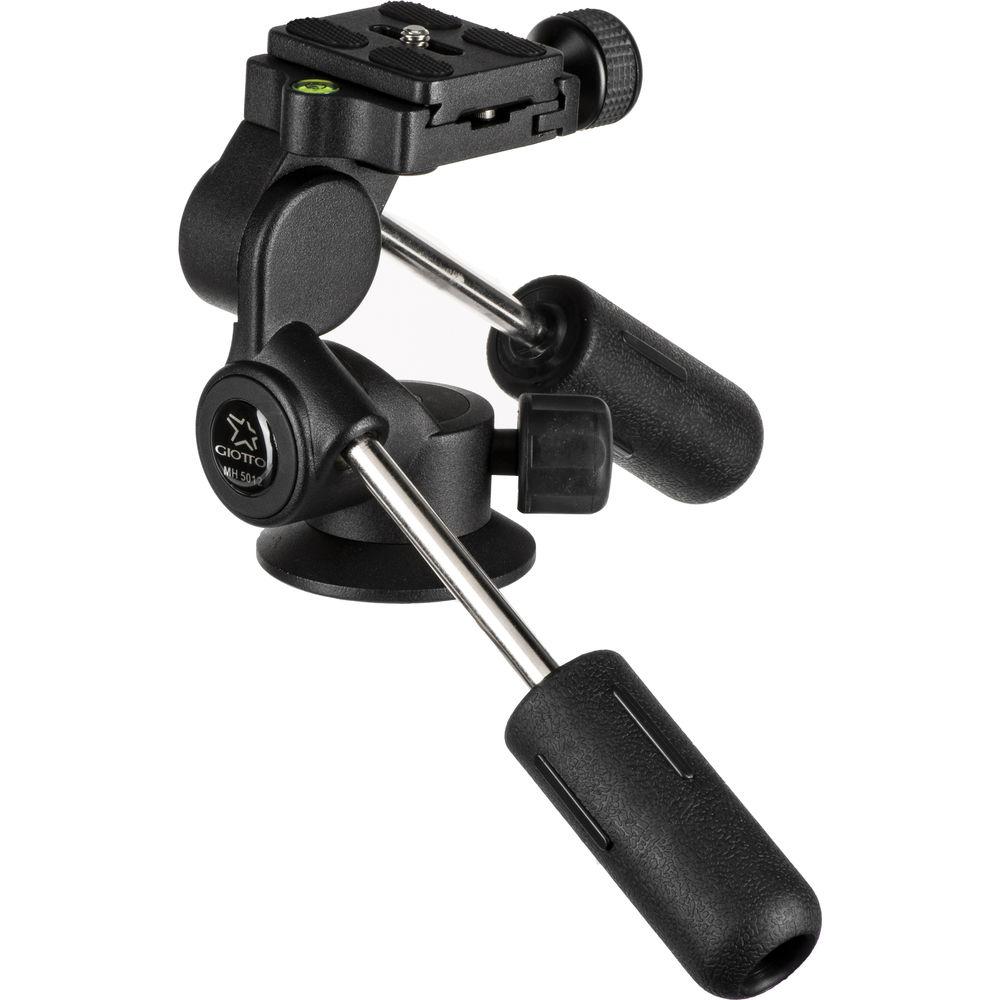 Giottos MH5012 3-Way Pan Tilt Head with Quick Release Plate
