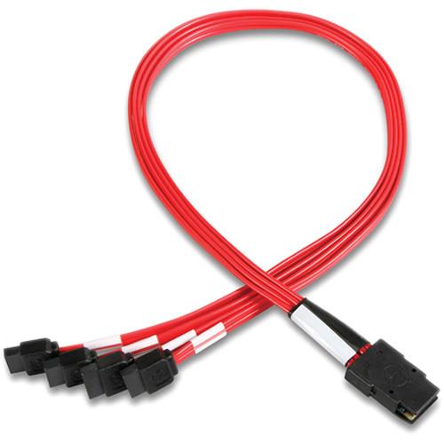 iStarUSA 4 SATA to Internal Mini SAS Cable