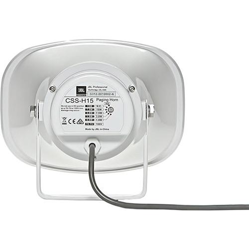 JBL Commercial Solutions Series CSS-H15 15W Paging Horn