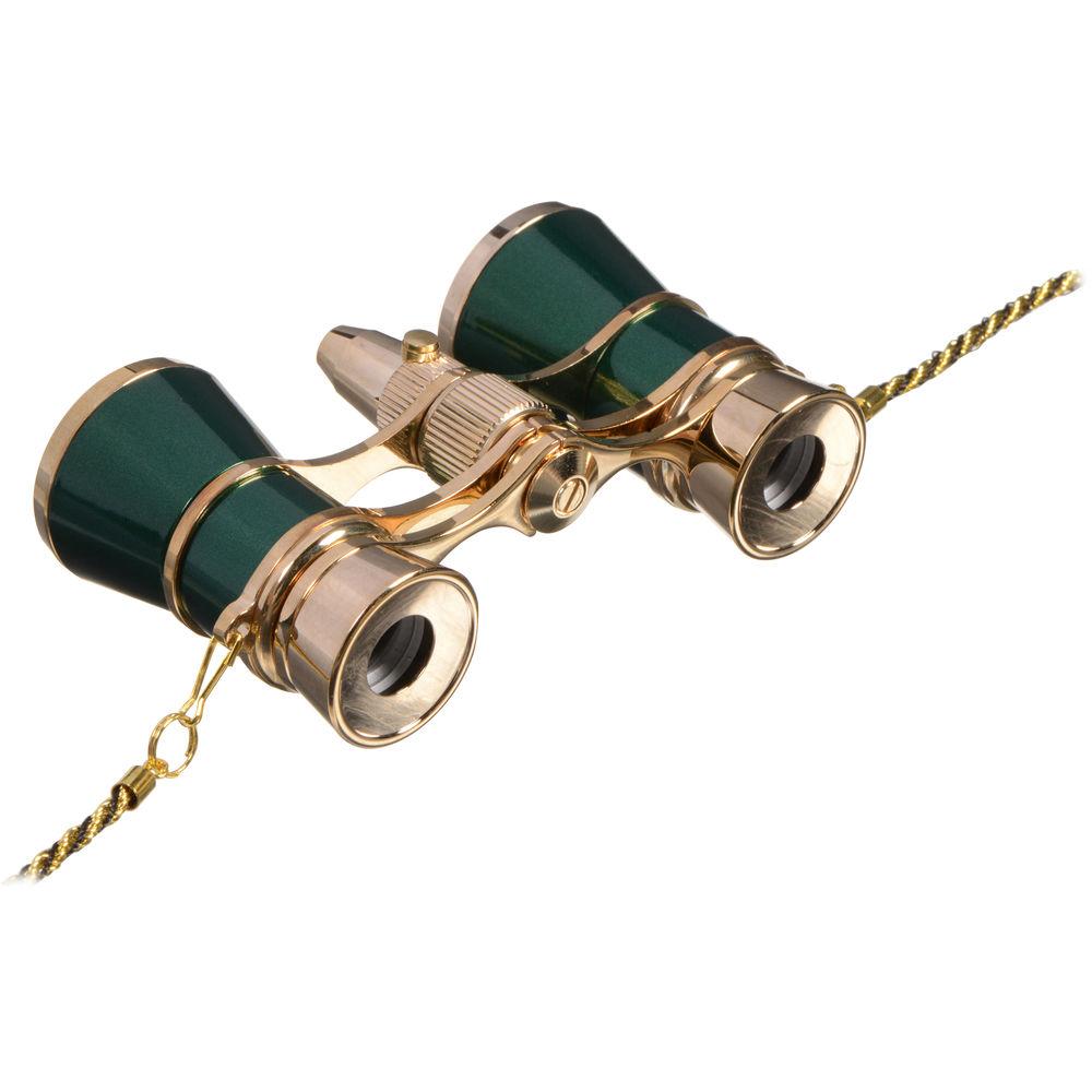 LaScala Optics 3x25 Carmen Opera Glasses with Red LED Flashlight