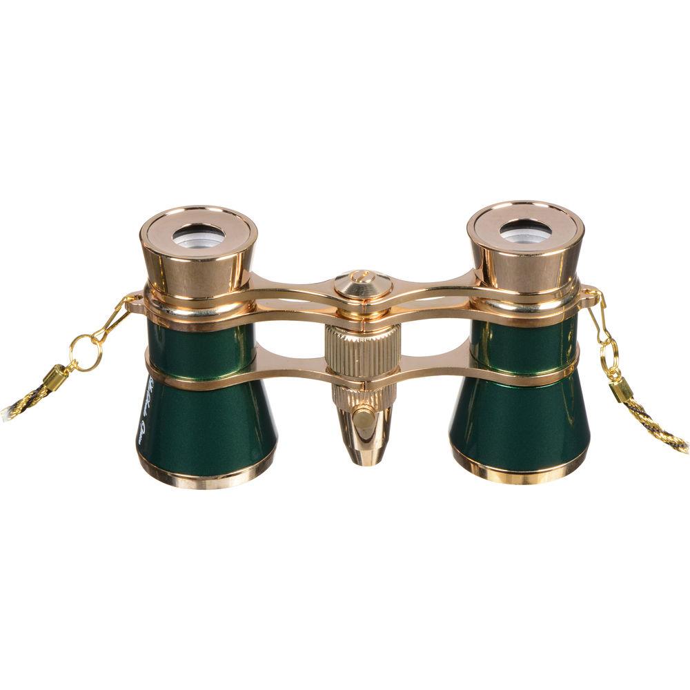 LaScala Optics 3x25 Carmen Opera Glasses with Red LED Flashlight