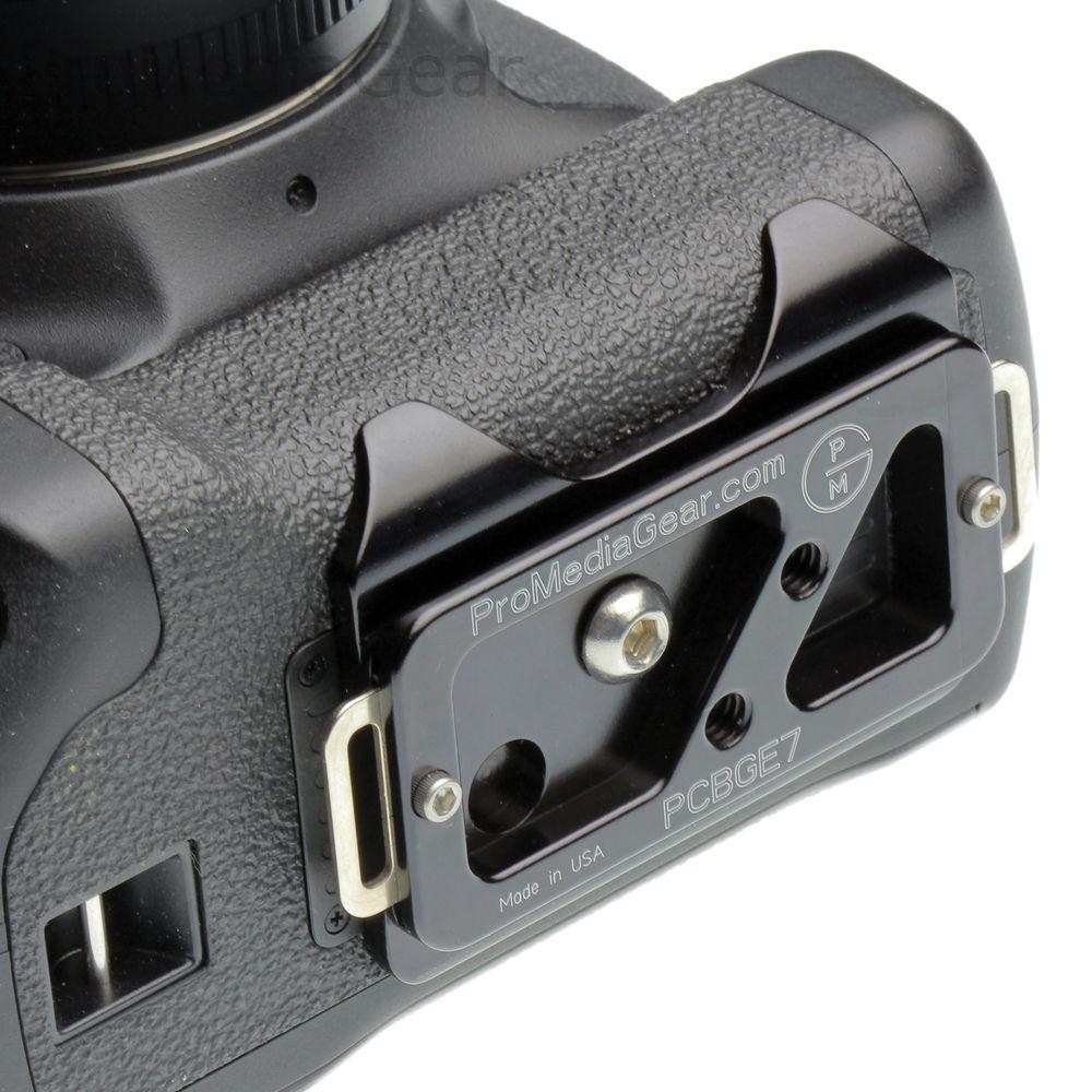 ProMediaGear Body Plate for Canon 7D DSLR with BG-E7 Battery Grip