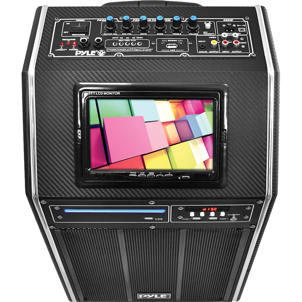 Pyle Pro PKRK8 8" 300 Watt Karaoke Vibe Portable PA Speaker