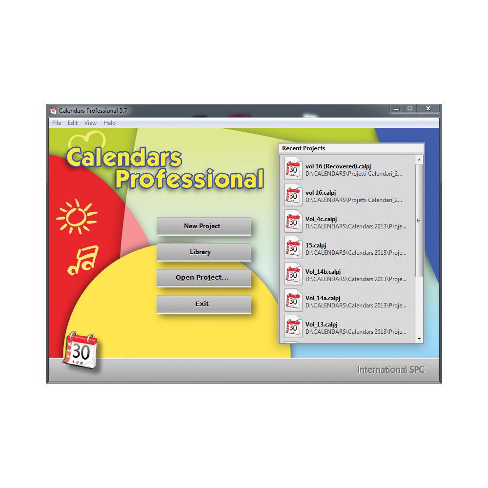 SPC Calendars Professional 2015