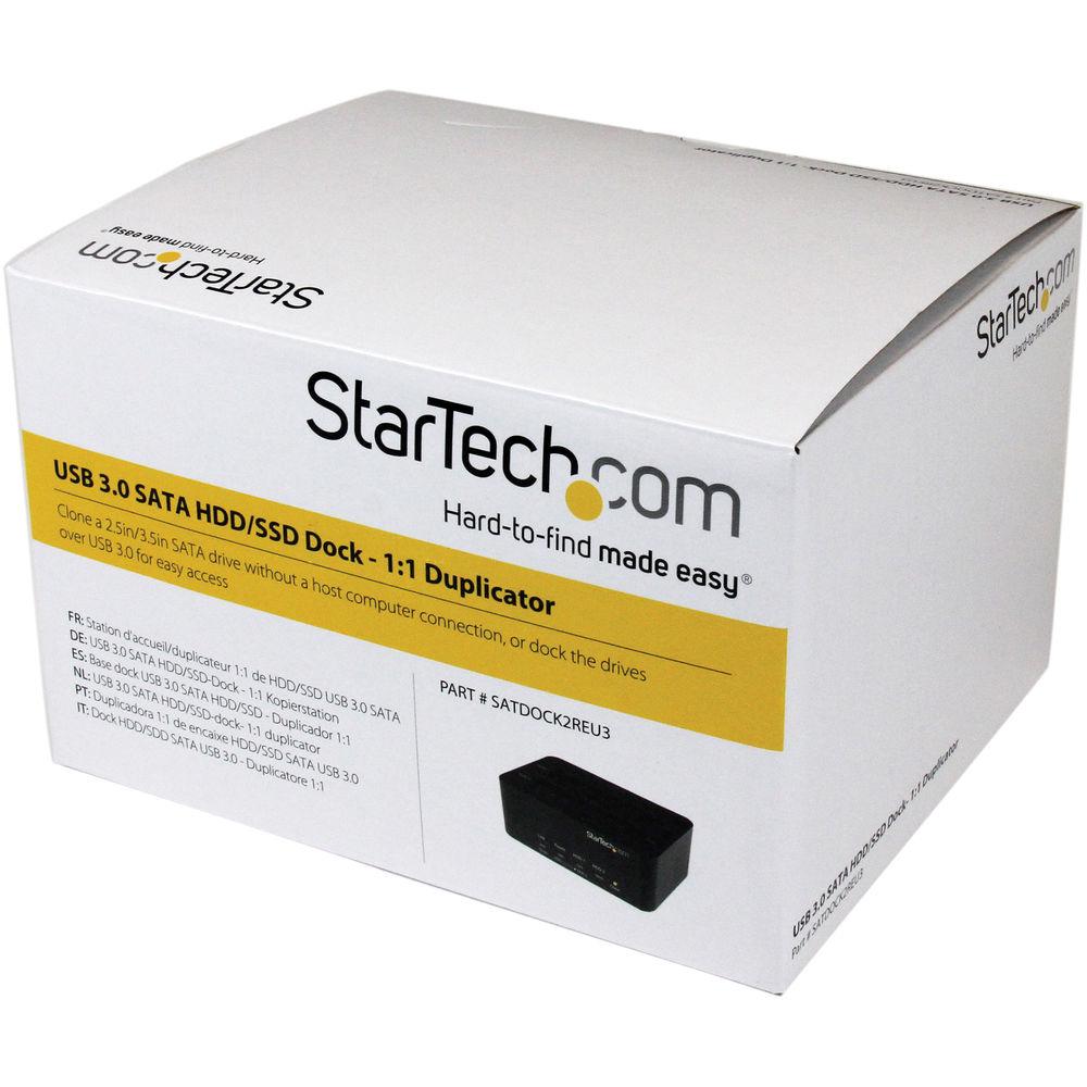 StarTech USB 3.0 SATA Hard Drive Duplicator & Eraser Dock