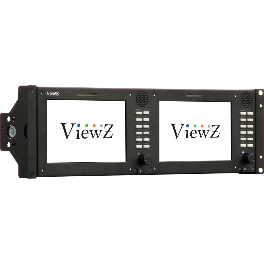 ViewZ VZ-070RM-3G 3RU Dual 7.0" 3G-SDI Rackmount Monitor