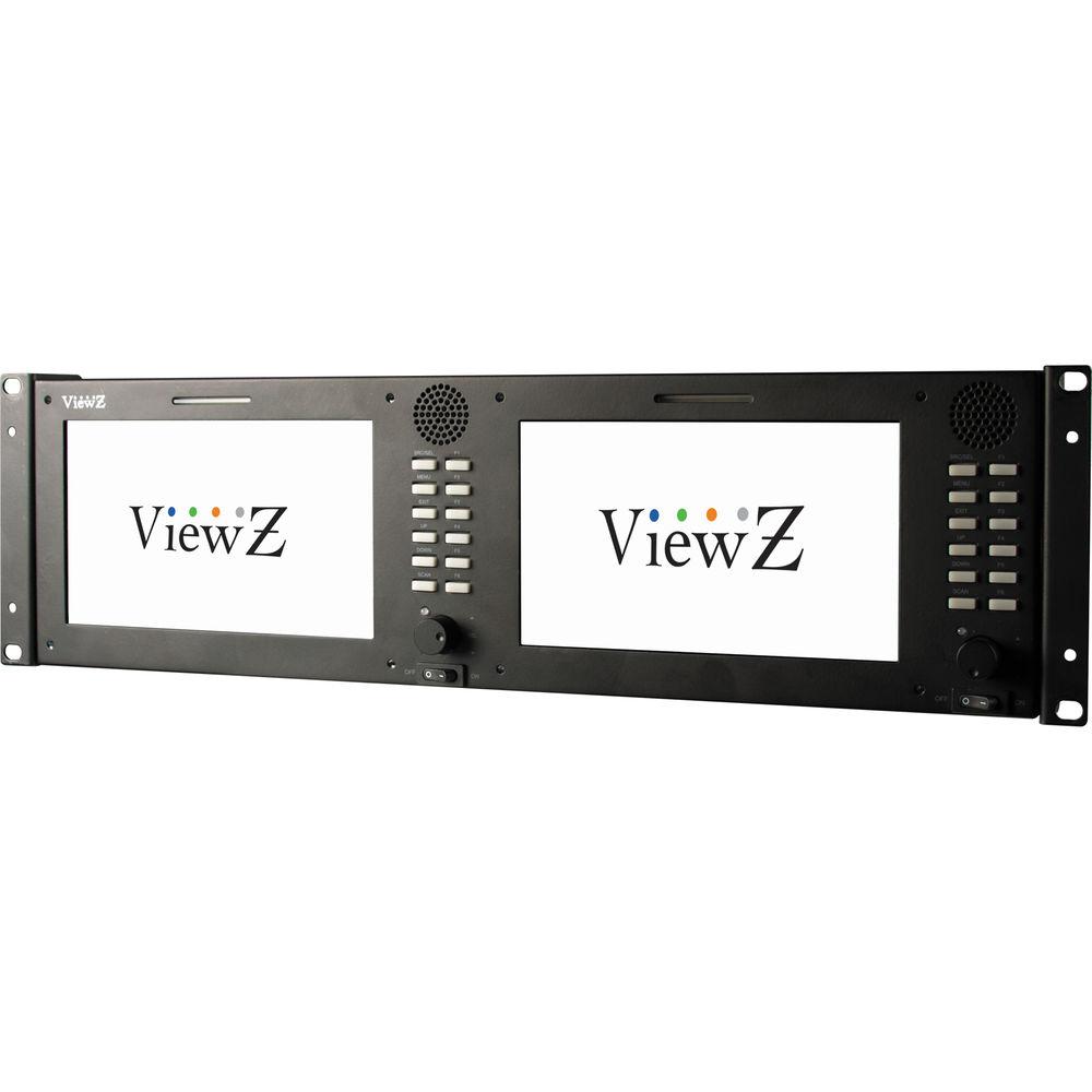 ViewZ VZ-070RM-3G 3RU Dual 7.0" 3G-SDI Rackmount Monitor