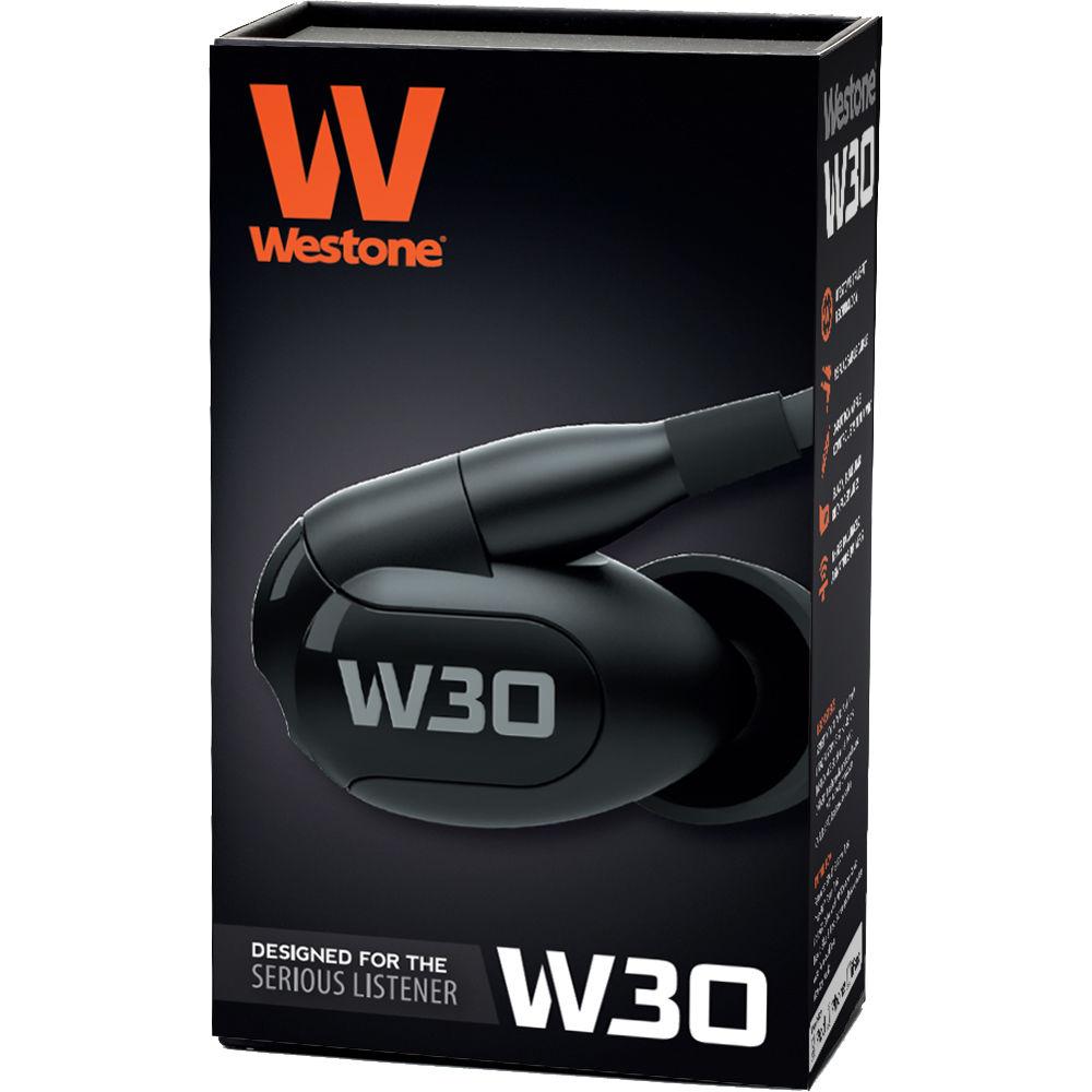 Westone W30 Triple-Driver True-Fit Earphones with MMCX Audio and MFi Cables